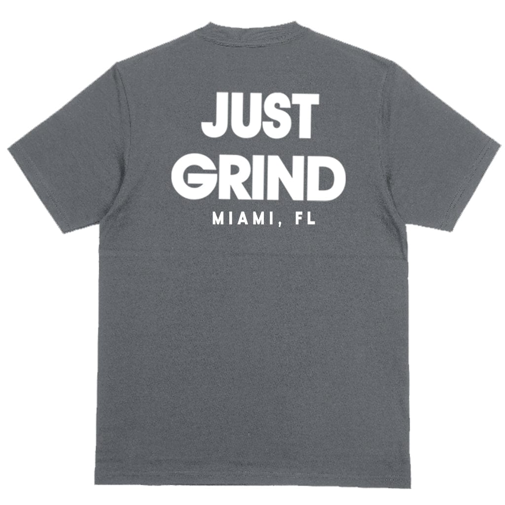 Big Logo Tee- Charcoal