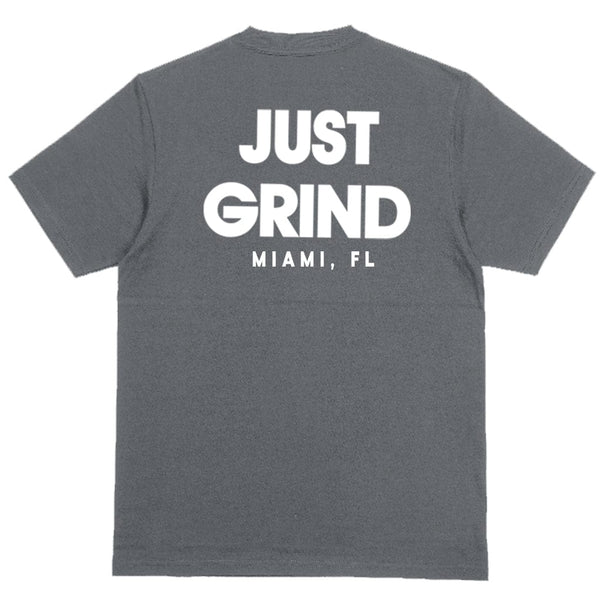 Big Logo Tee- Charcoal